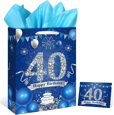 40th birthday gift bag